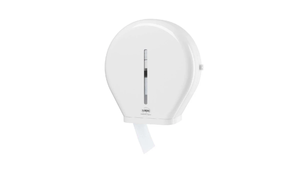 Jumbo-Toilettenpapierrollen-Spender Wepa weiss