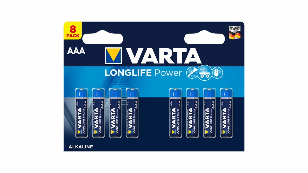 VARTA Batterie Longlife Power AAA/LR03 – 8er Pack