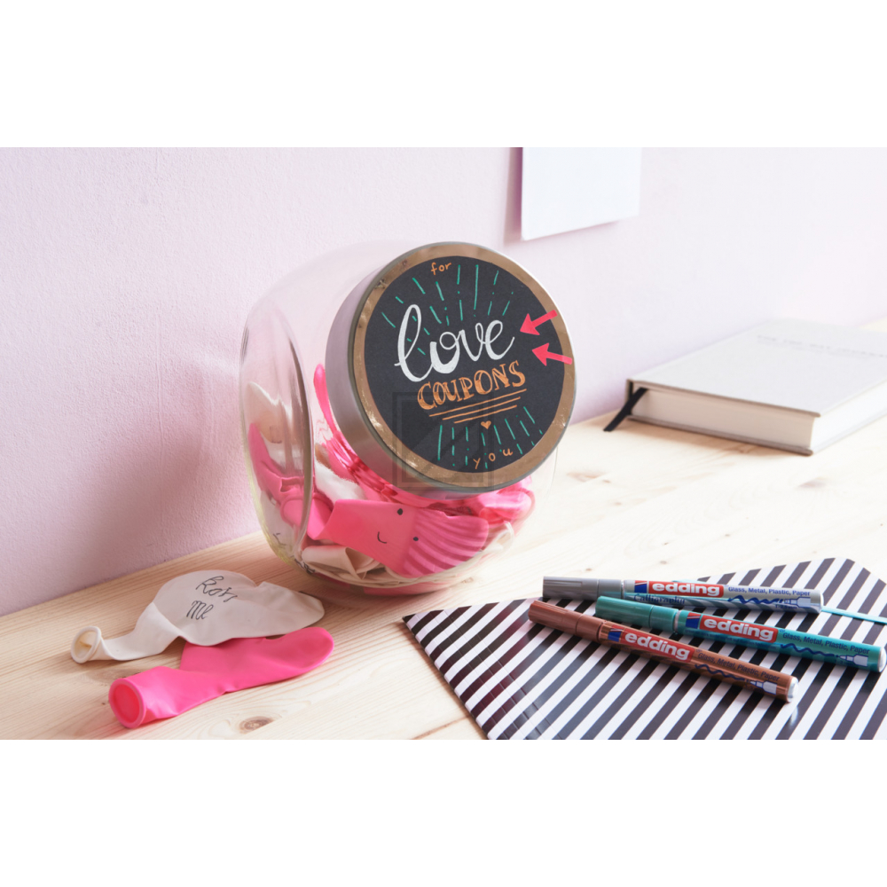 EDDING Paintmarker 751 1-2mm 751-E3-pa pastell 3 Stück