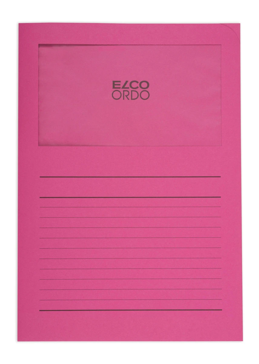 ELCO Ordo Classico mit Linien, fuchsia, Pack à 100 Stück