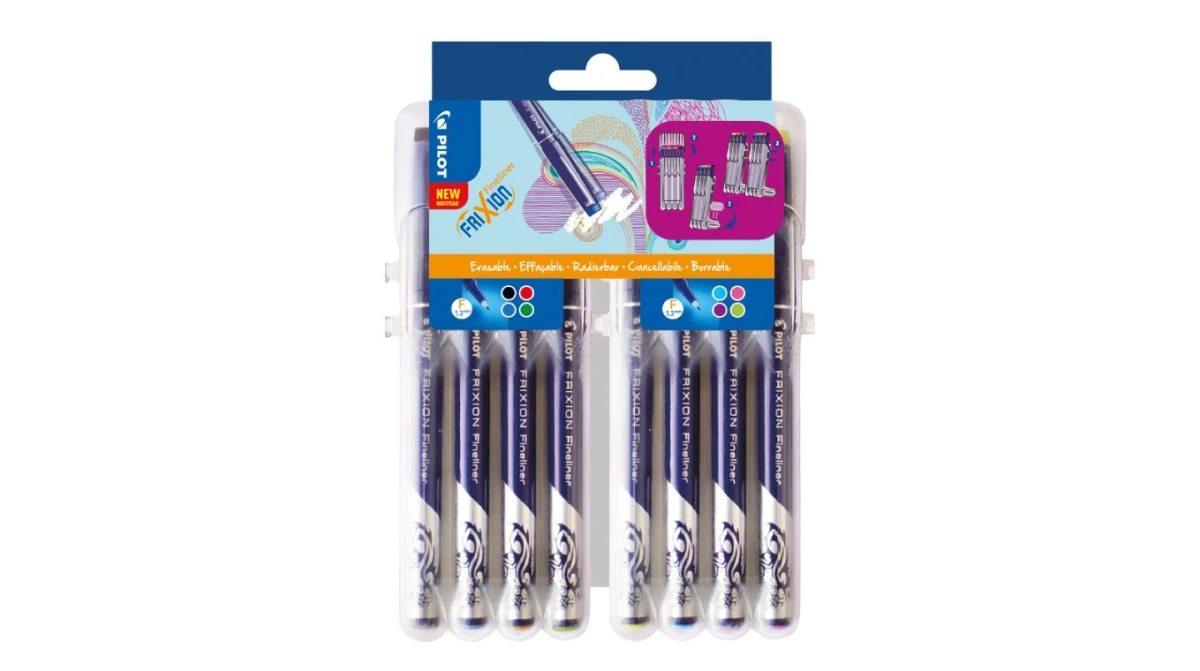 PILOT Fineliner EVOLUTIVE Set FriXion 0.45mm, 8er Etui