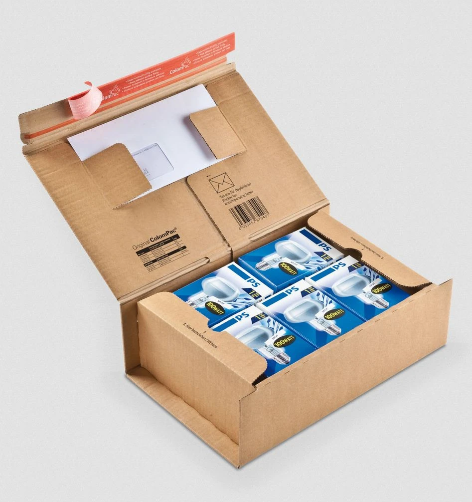 COLOMPAC Paketversandkarton, Pack à 10. Stück