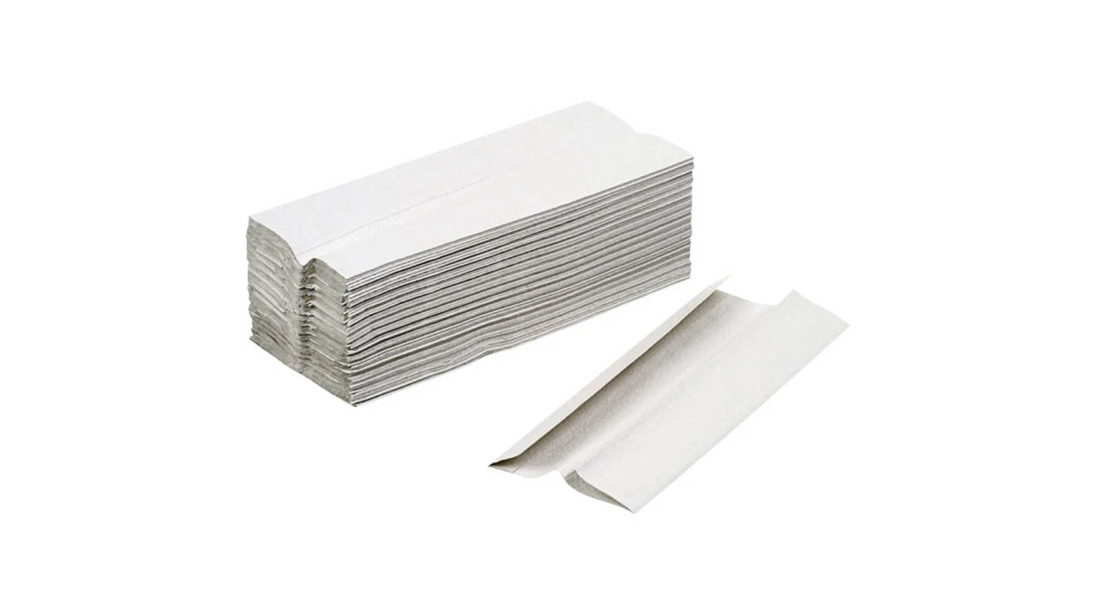 OECO-SWISS Papierhandtücher C-Falz, 1-lagig, weisslich