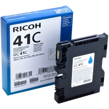 Ricoh Gel-Kartusche cyan HC (405762, GC-41CH)