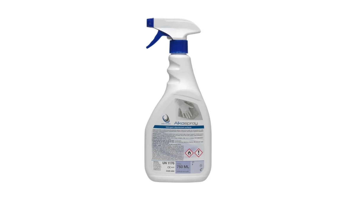 DENTIMED Flächendesinfektion Alkaspray Sprühflasche 750 ml