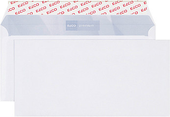 ELCO Briefumschläge Premium C5/6 229 x 114 mm, hochweiss, Pack à 500 Stück