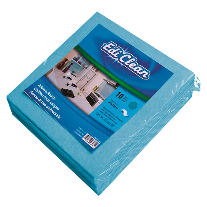 Allzwecktuch, türkis, 38 x 38 cm, 110 g/m2,  im 10er-Pack