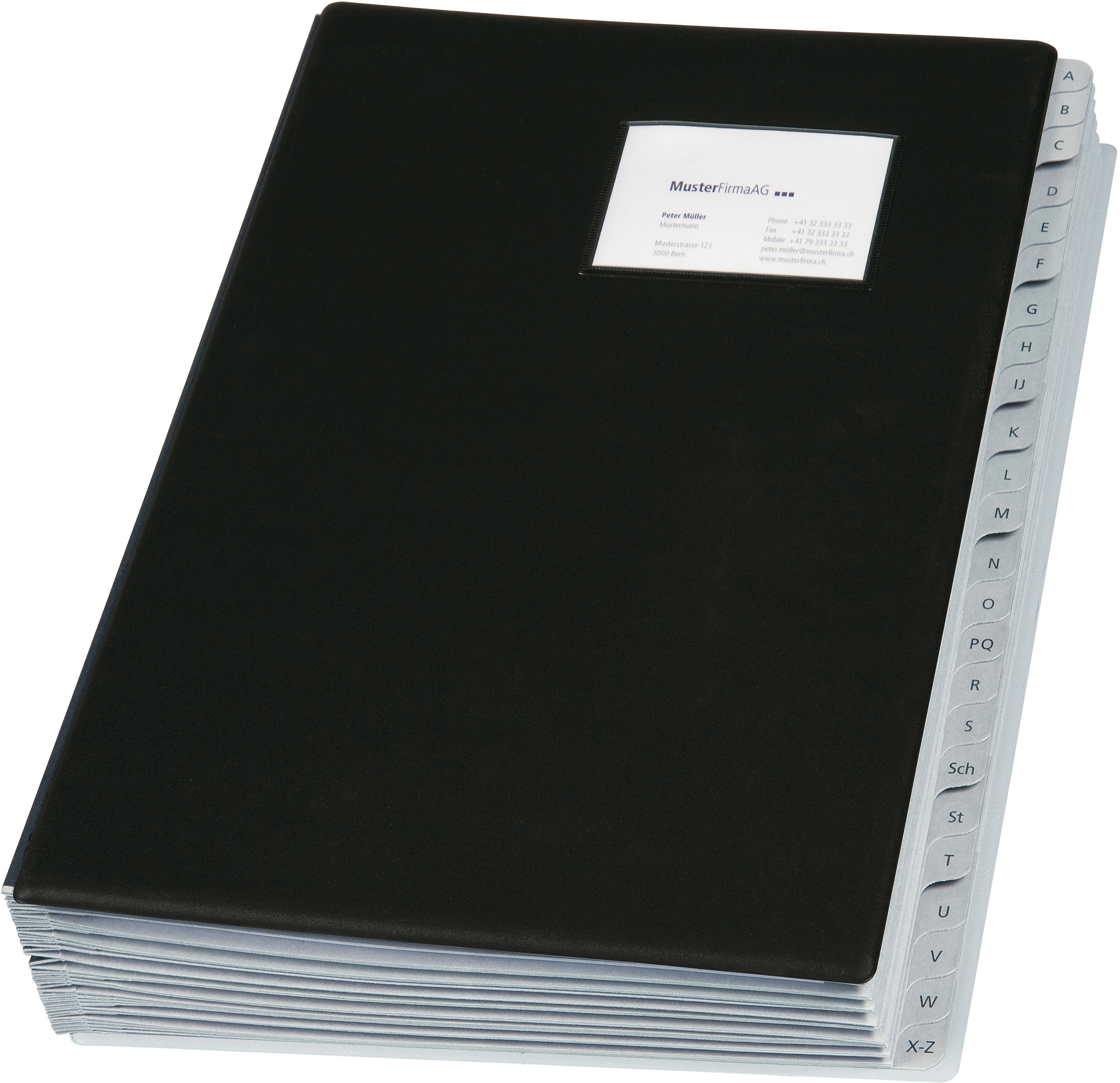 Biella Pult- und Ordnungsmappen Pronto A - Z, 24-teilig