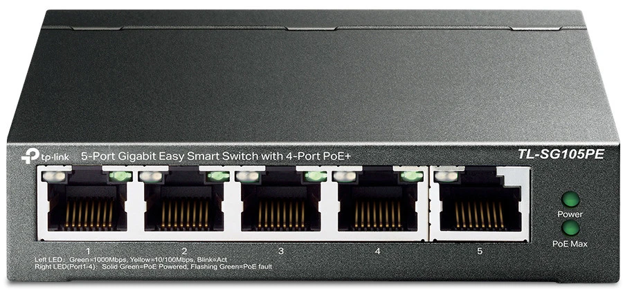 TP-LINK TL-SG105PE 5-Port Easy Smart Switch