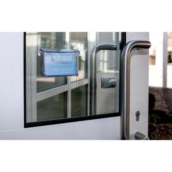 SIGEL Outdoor-Visitenkartenhalter LH326 glasklar,105x76x45mm