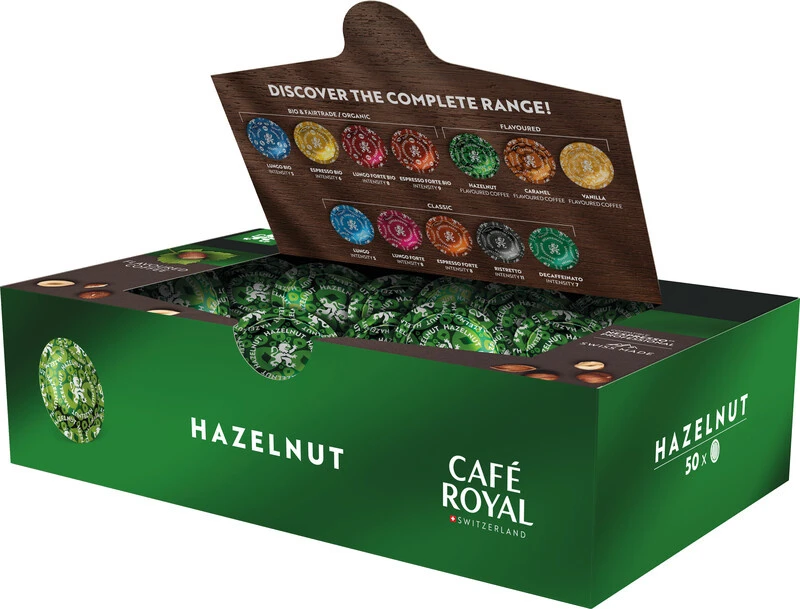CAFÉ ROYAL Professional Pads Hazelnut 50 Stück