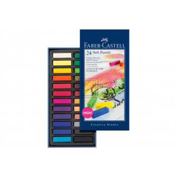 FABER-CA. Softpastellkreiden Mini 128224 24er Kartonetui