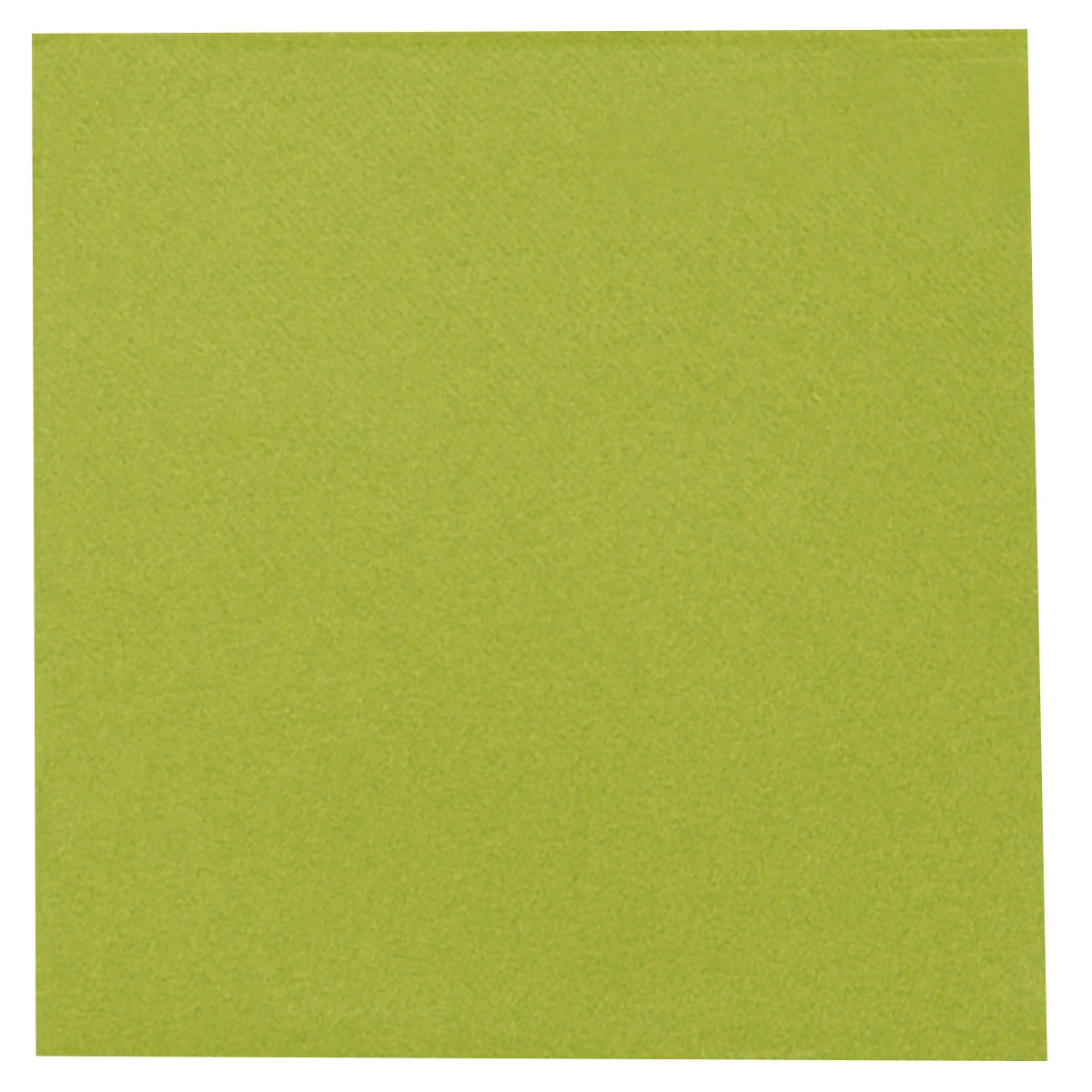 DENI meet Airlaid Servietten, kiwi, 40 x 40 cm, 1/4 Falz, Pack à 50 Stück