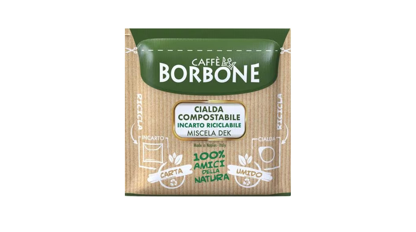 CAFFÈ BORBONE, Miscela Verde, koffeinfrei, 150 E.S.E Pads