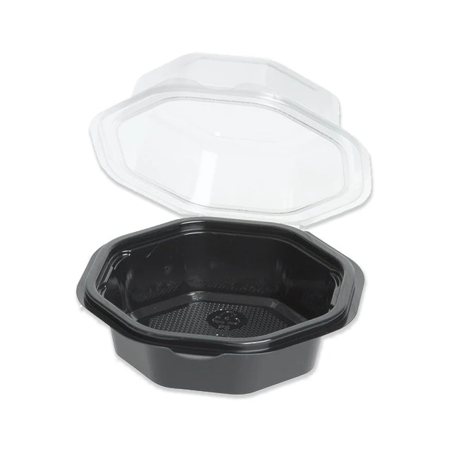 Food-Box achteckig 640/1'280 ml, 25 Stück