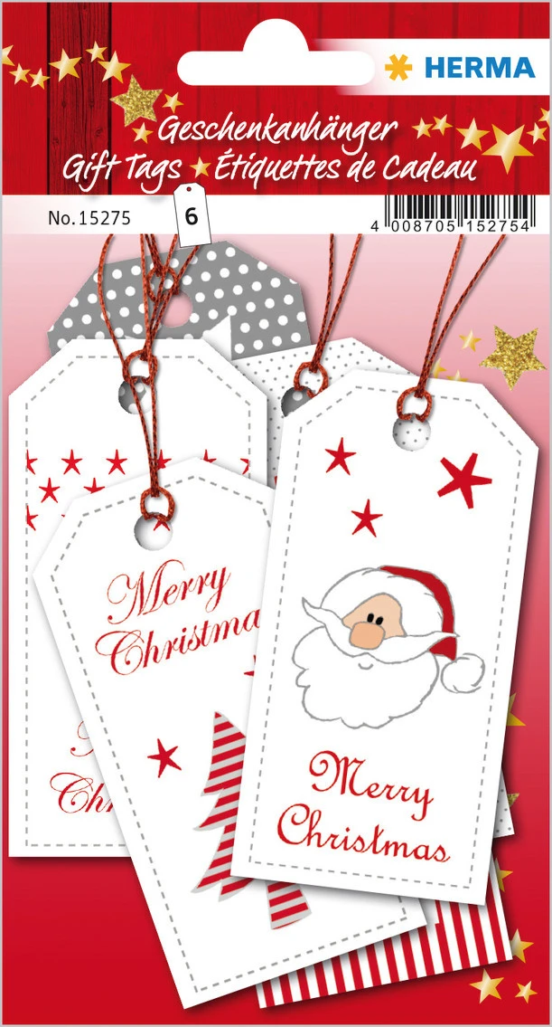 HERMA 15275 Geschenkanhänger Weihnachten