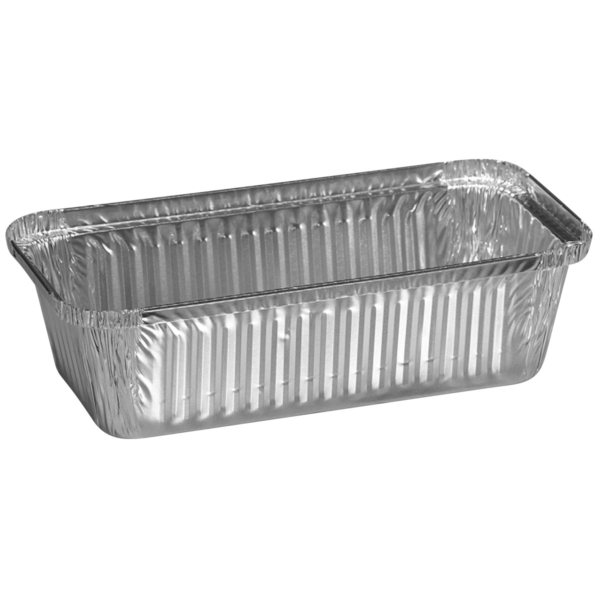 Aluschalen ohne Deckel für Inhalt 940 ml, 21.8 x 11.3 x 5.4 cm, Pack à 100 Stück