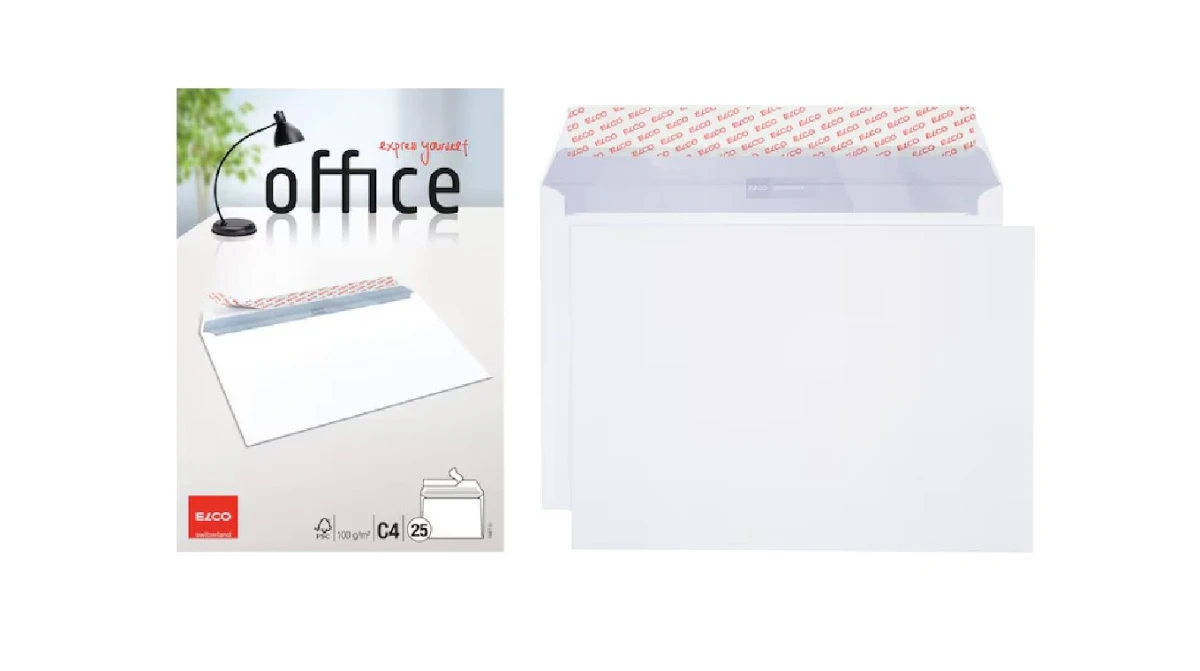ELCO Couvert Office B5, ohne Fenster 10 Stk.