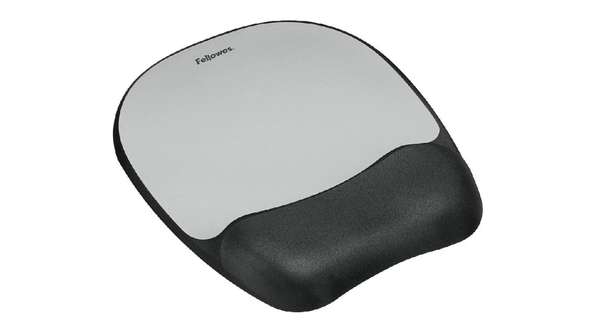 FELLOWES Mausmatte Memory Foam + Handgelenkauflage