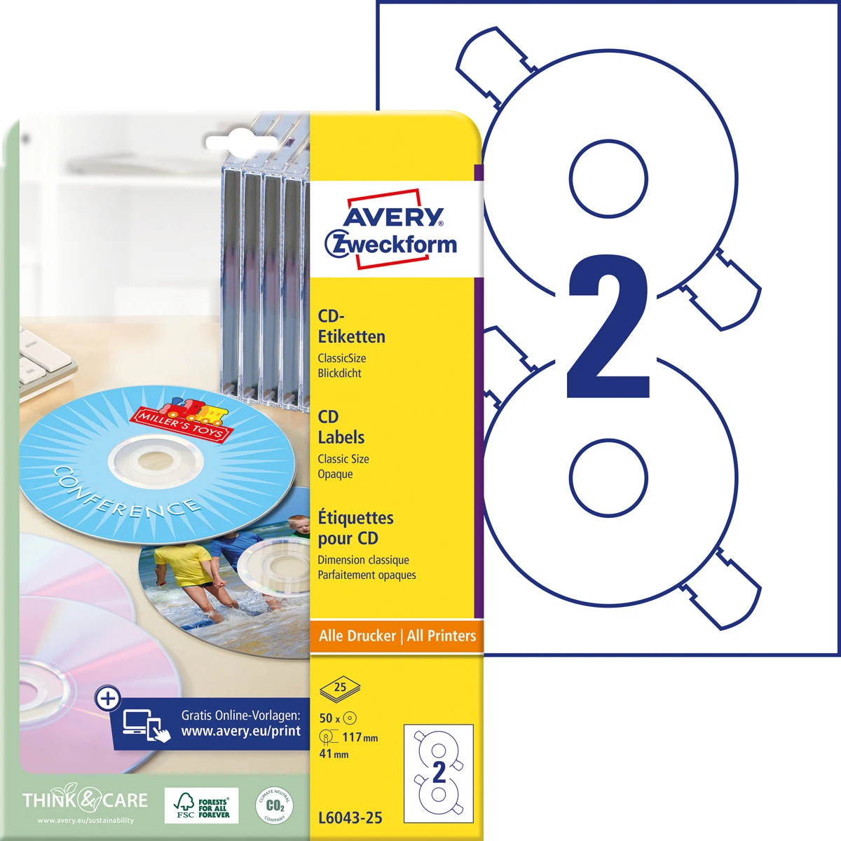 Etiketten CD