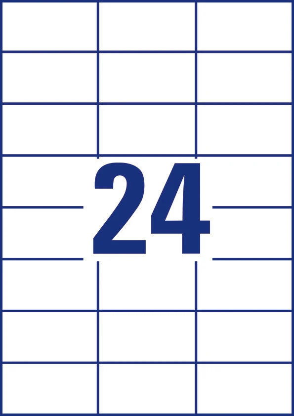 AVERY ZWECKFORM 3474 Etiketten, 70 x 37 mm, 100 Blatt