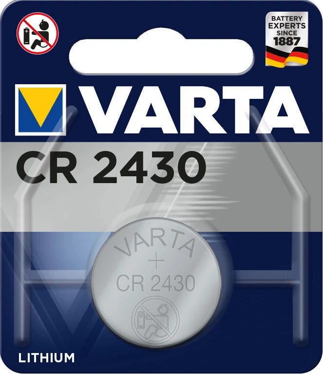 VARTA Knopfbatterie Lithium CR2430, 3V