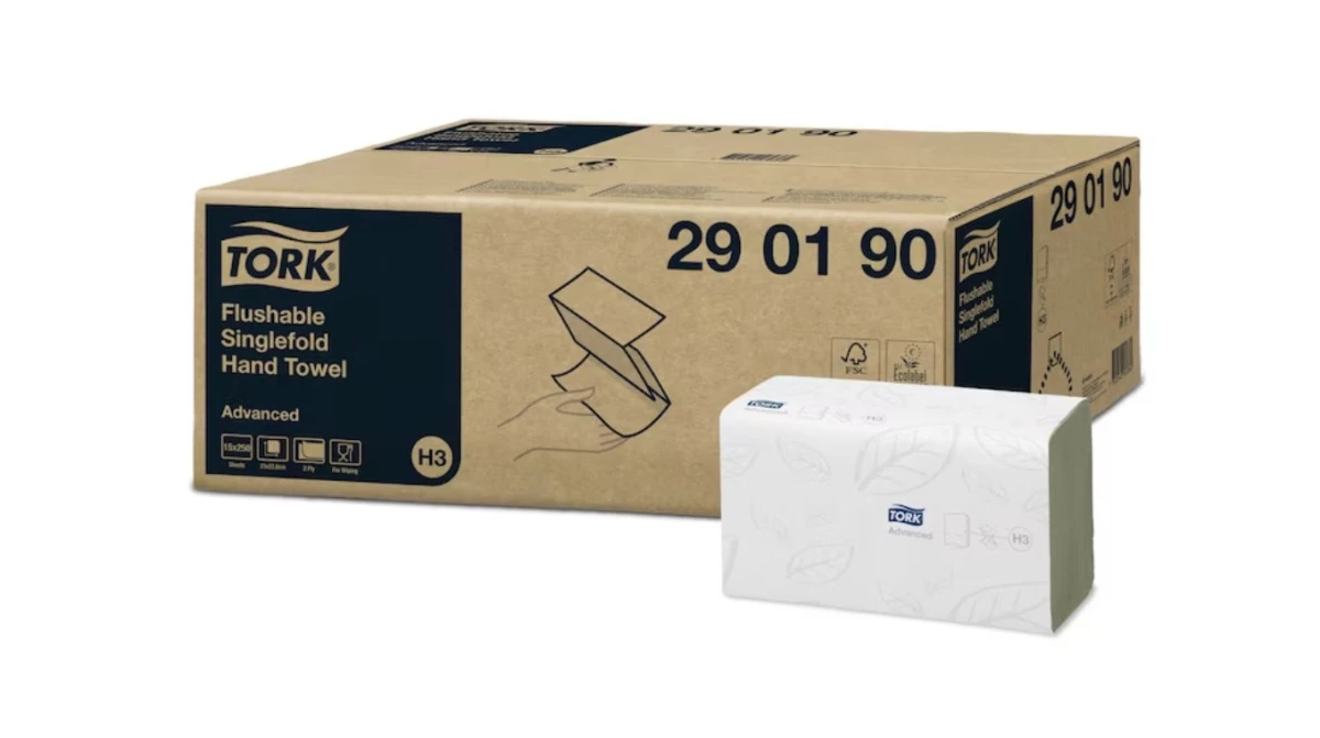 TORK Papierhandtücher Advanced V-Falz, 2-lagig, weiss