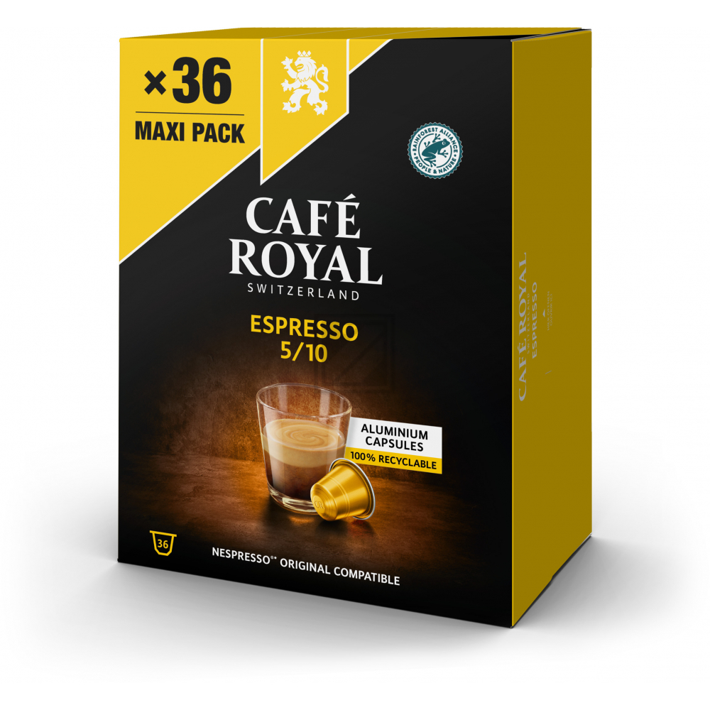 CAFEROYAL Kaffeekapseln Alu 10165678 Espresso 36 Stk.