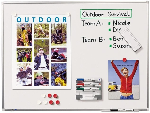 LEGAMASTER Premium Plus Whiteboard 90 x 180 cm