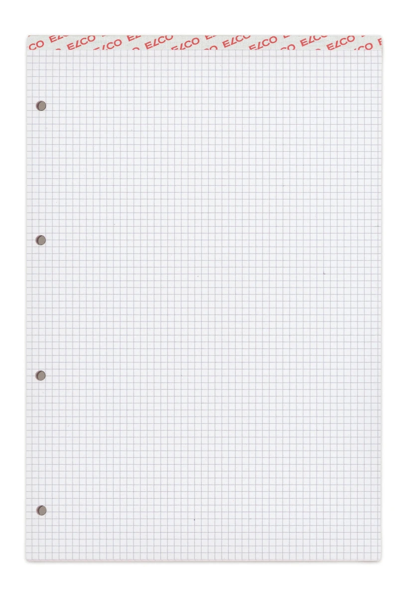 ELCO Notizblöcke Office A4 - 100 Blatt, 70g/m2, 4-Loch