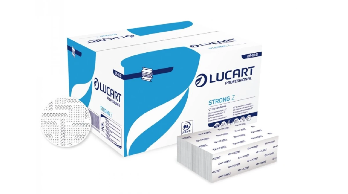 LUCART Papierhandtücher Strong Z-Falz, 2-lagig, weiss