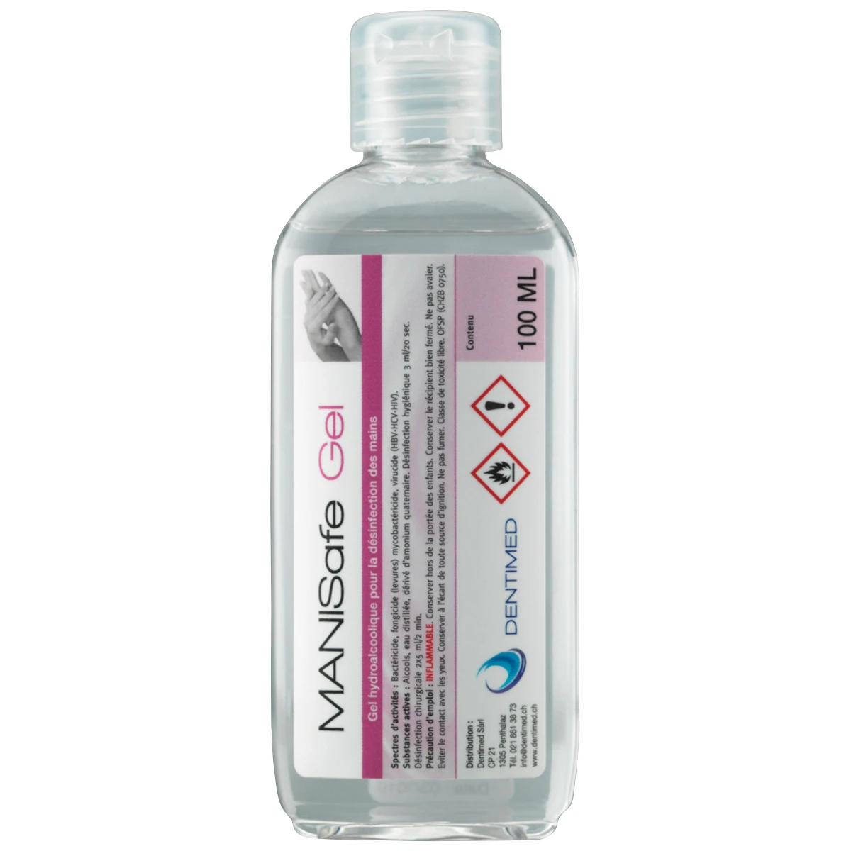 Manisafe Hand-Gel 12 x 100 ml