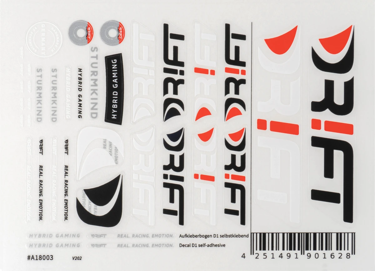 Sturmkind DRIFT Dekorbogen