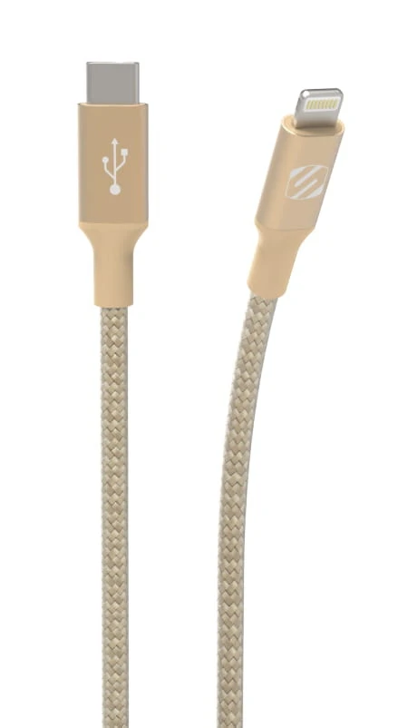 Scosche Braided Strikeline USB-C zu Lightning Kabel 1.2m