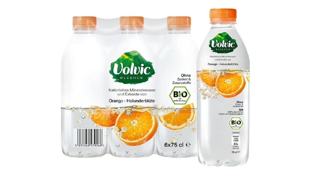 VOLVIC Essence Orange Holunderblüte 6 x 7.5 dl