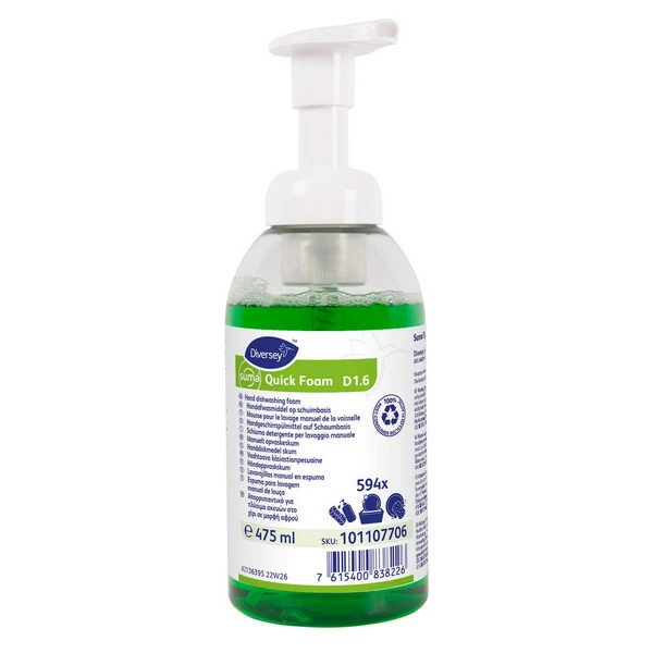 SUMA Handspülmittel Quick Foam D1.6, 6 x 475 ml