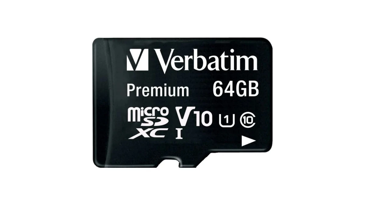 VERBATIM Micro SDXC Card 64GB, Class 10, UHS 1