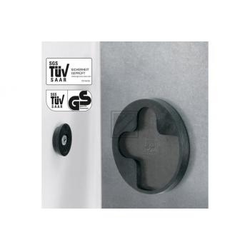 SIGEL Glas-Magnetboard GL272 rot 480x480x15mm