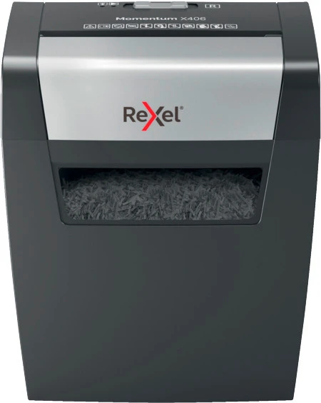 REXEL Aktenvernichter Momentum X406, P-4, 15lt