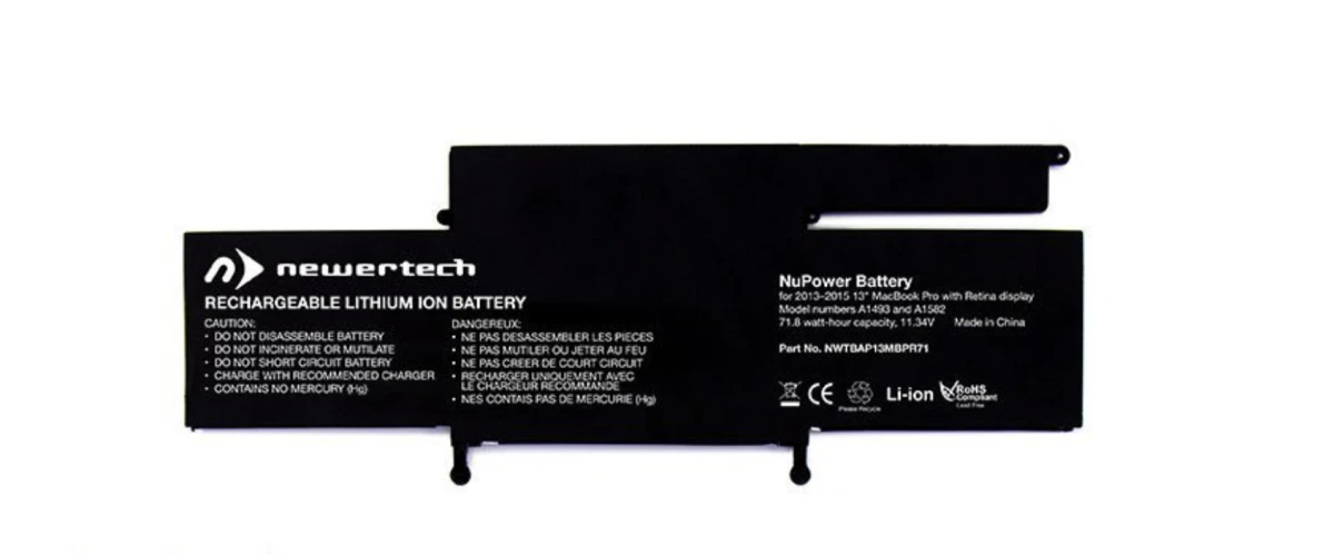 NewerTech 72W NuPower Batterie MBP13 (2013-2015)