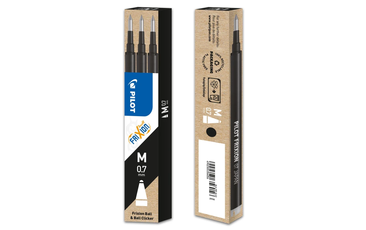 Pilot Patrone Frixion Refill 3 Stück, Blau