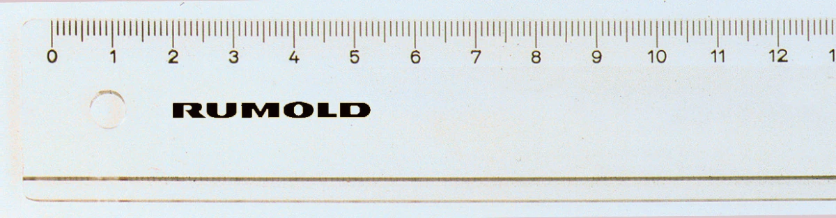 RUMOLD Techniker-Flachlineal 30 cm