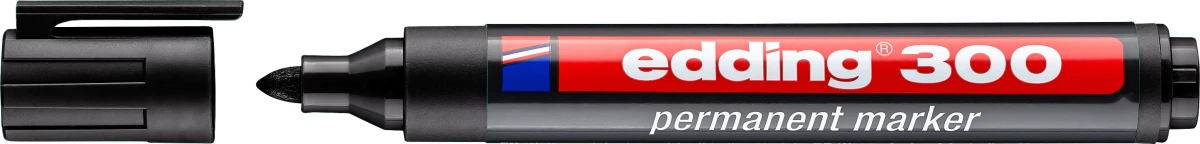 edding Permanent Marker 300 schwarz