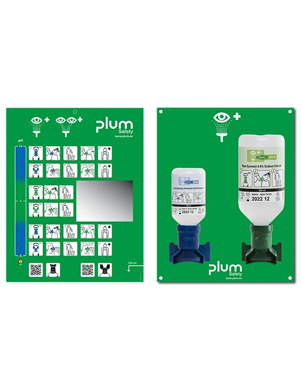 Plum Augenspülstation pH Neutral 200ml/NaCl 500ml