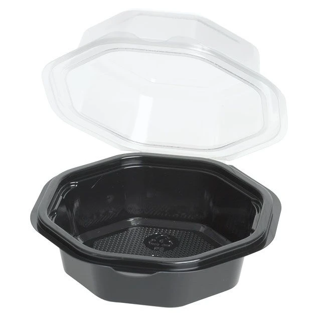 Food-Box achteckig 400/800 ml, 25 Stück