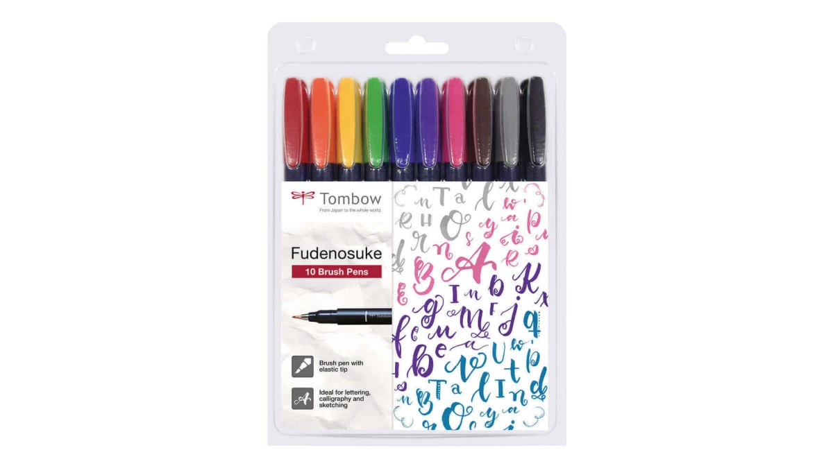 TOMBOW Kalligraphie Set 10 Farben