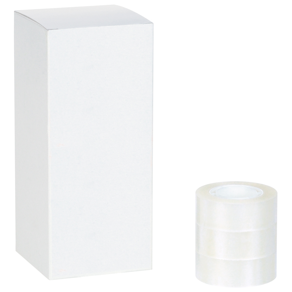 Q-Connect Klebeband transparent 19 mm x 33 m, 8 Rollen