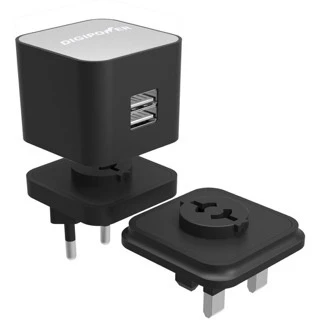 DigiPower Universal Netzteil mit 2x USB-Ports