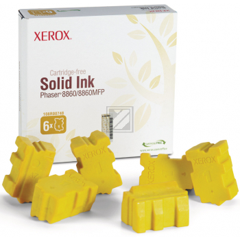 Xerox Colorstix 6 x gelb (108R00748)