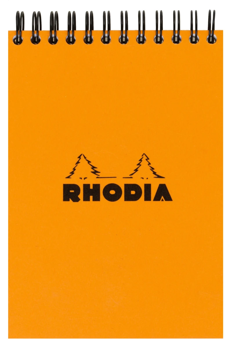 RHODIA Spiralblock orange A7